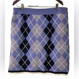 Fashion Nova| Serena Plaid Knit Sweater Skirt